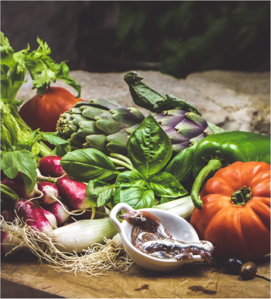 ingrédients de la salade niçoise