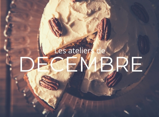 Cours de cuisine Mois de Décembre
