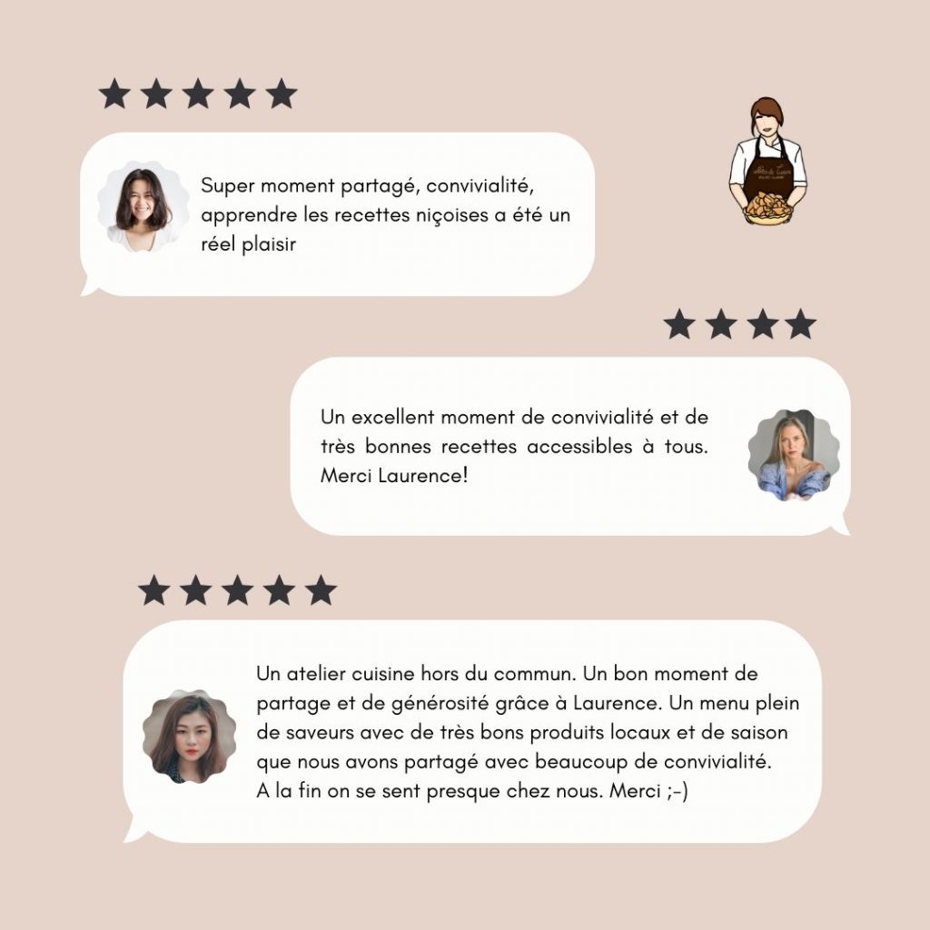 Avis clients Notes de Cuisine