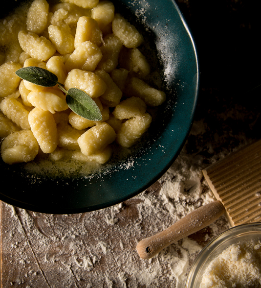 assiette de gnocchi niçois