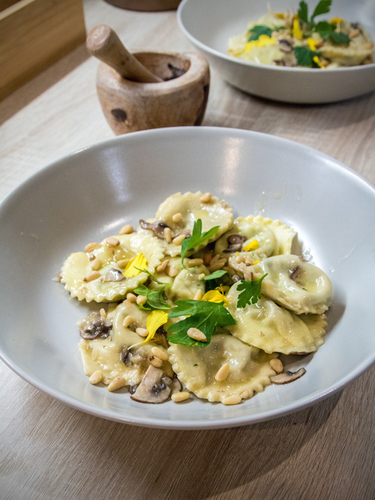 Ravioles à la truite